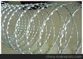 【生產優(yōu)質涂塑刀片刺繩】價格,廠家,圖片,金屬網,河北星強金屬絲網制品-